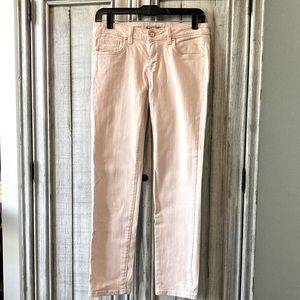 Pale pink jeans